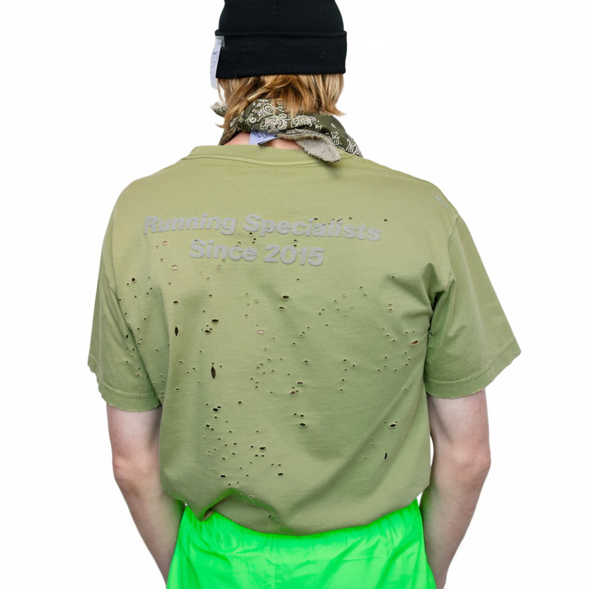 Satisfy Mothtech Tee - Mosstone