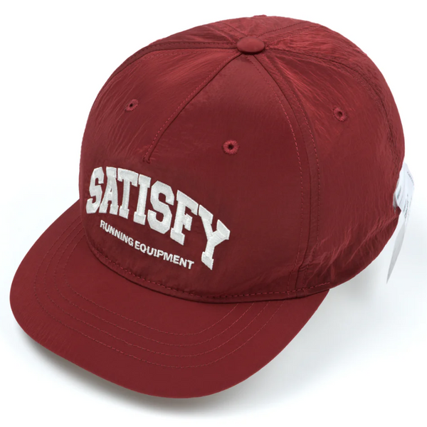 Satisfy FliteSilk 5 Panel Pinch Cap - Burgundy
