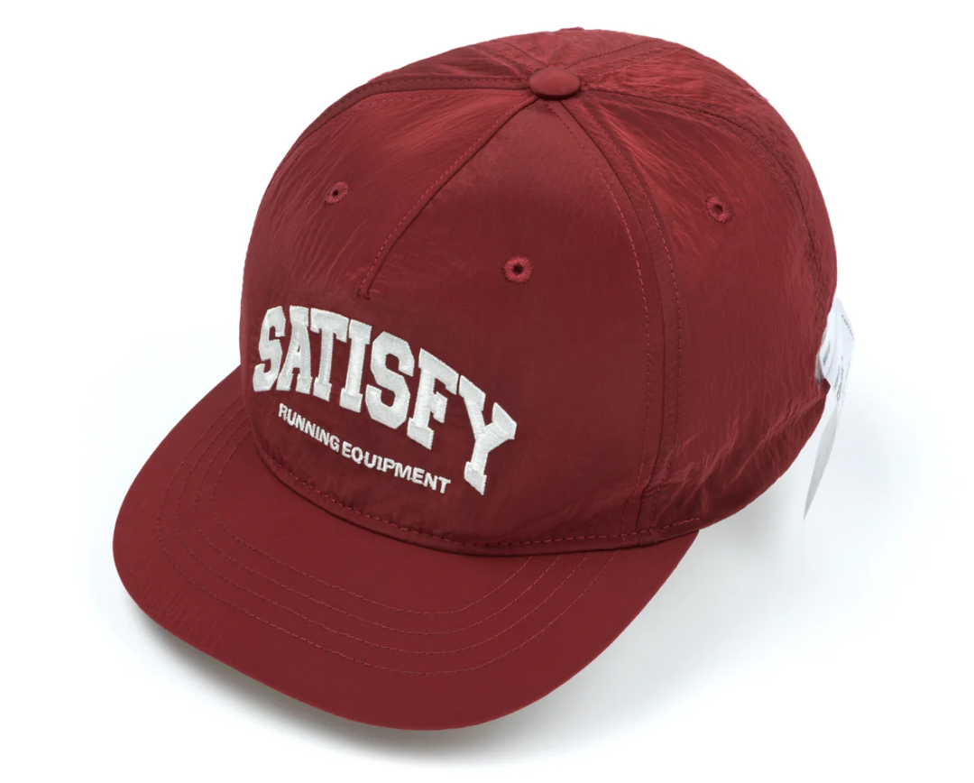 Satisfy FliteSilk 5 Panel Pinch Cap - Burgundy