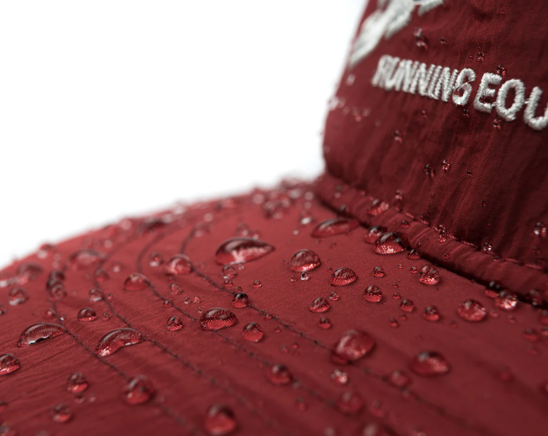 Satisfy FliteSilk 5 Panel Pinch Cap - Burgundy