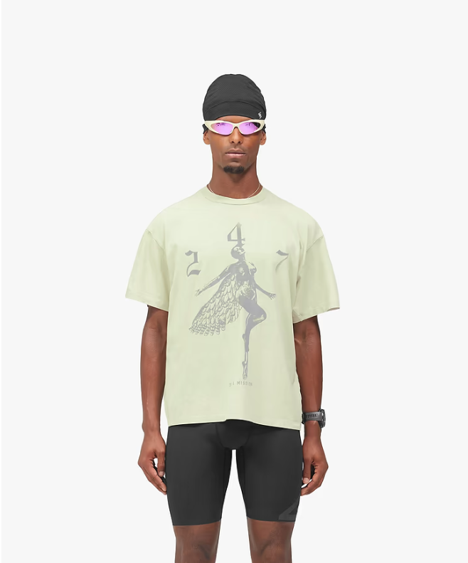 247 Represent Fallen Angel Graphics SS Tee - Fern