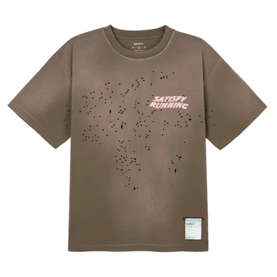 Satisfy Mothtech T-Shirt - Sun Bleached Rain Drum Wave Logo