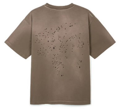 Satisfy Mothtech T-Shirt - Sun Bleached Rain Drum Wave Logo