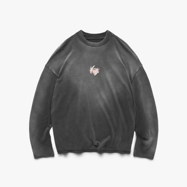 247 Represent Ignite Long Sleeve Tee - Stained Black Wash