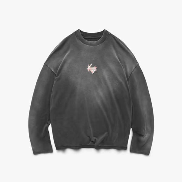 247 Represent Ignite Long Sleeve Tee - Stained Black Wash