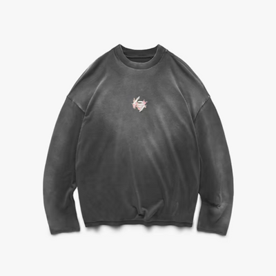 247 Represent Ignite Long Sleeve Tee - Stained Black Wash