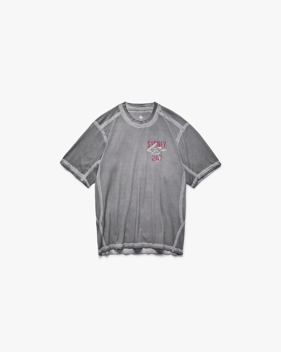 247 Represent Sydney Race Tee - Washed Grey