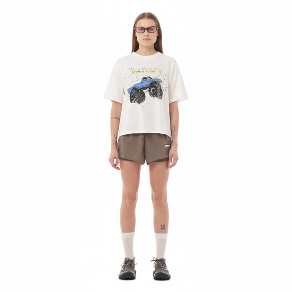 Satisfy Mothtech Tee Women’s Monster Truck Ests - Off White