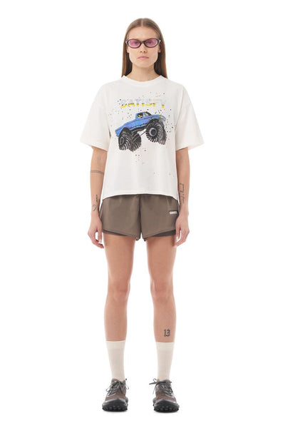 Satisfy Mothtech Tee Women's Monster Truck Ests - Off White
