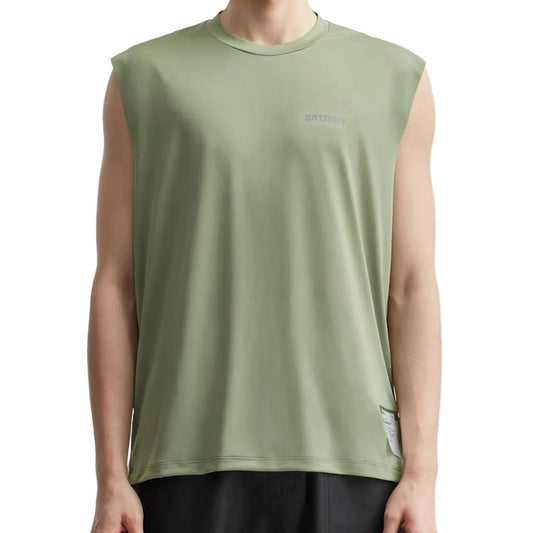 Satisfy Running Auralite Tank SS25 - Oil Green