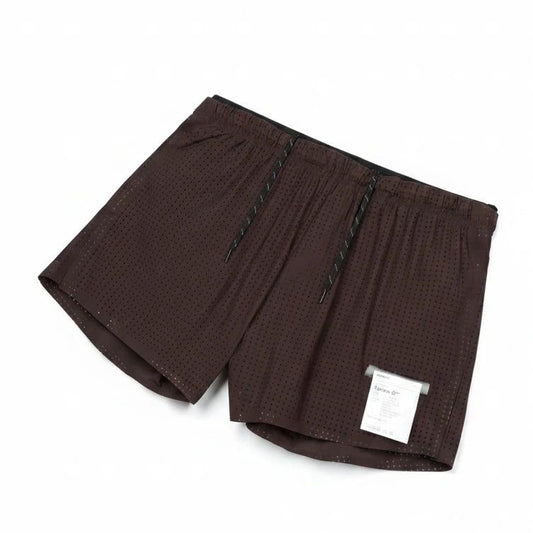 Satisfy SpaceO 2.5" Distance Shorts - Deep Mahogany