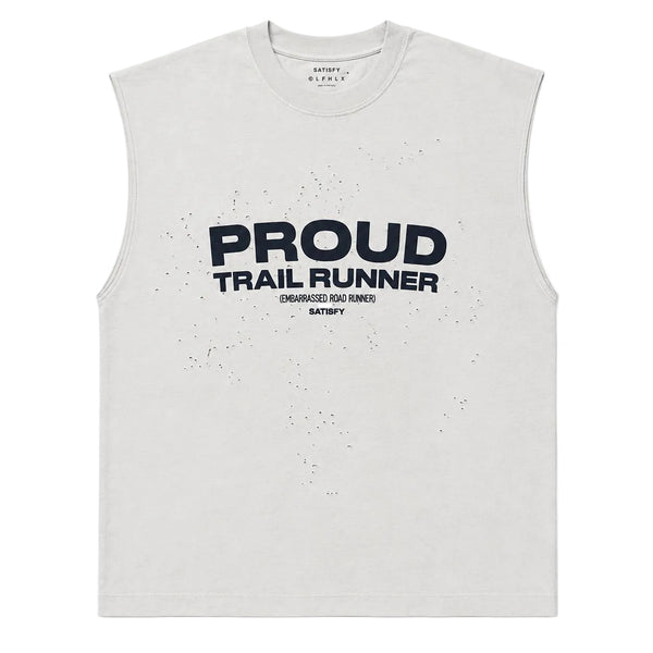 Satisfy Mothtech Tank Proud Trail Running - Aged Ballad Blue