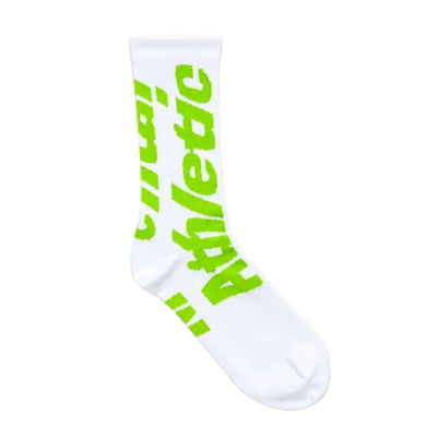 Mental Athletic x Distance MA Light Run Socks - White/Green