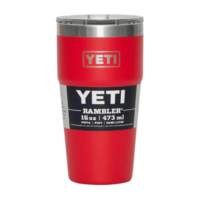 YETI Single Rambler Stackable Cup 16 Oz - Red